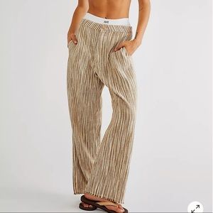 Free People Marta Yarn Dye Trousers